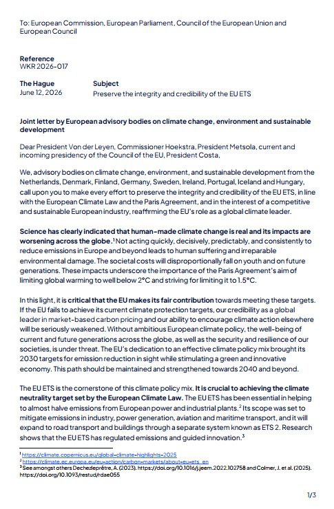 EU ETS Joint letter